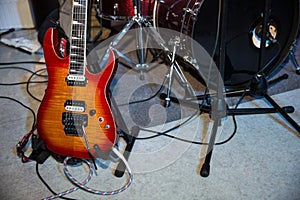 Rock band instruments