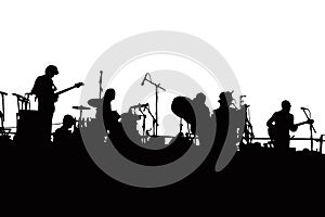 Rock Band Silhouette