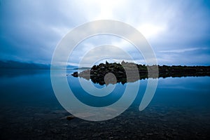 Rock Bank In Oregon Harbor photo