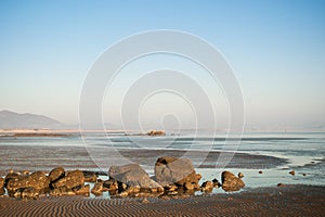 Rock beach of Qingdao