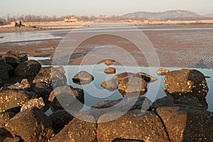 Rock beach of Qingdao