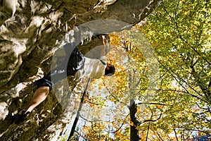 Rock Bouldering photo