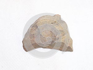 Rock, Brownish, Multicolored, Odd shape, White background