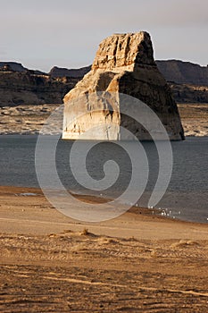 Rock Butte Formation Lake Powell Colorado River Utah