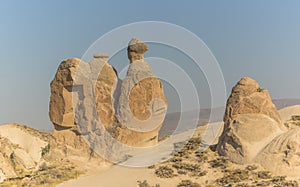 Rock in Cappadocia, camel