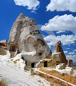 Rock carved church in Urgup / Cappadocia