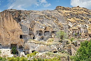 Rock Carved Houses At Urgup Cappadocia, Nevsehir, Turkey