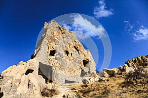 Rock cave in cappadocia