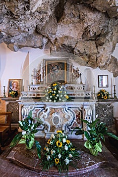 Rock church in Taormina