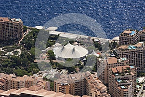 The rock the city of principaute of monaco and monte carlo in th