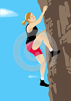 Rock climb sport