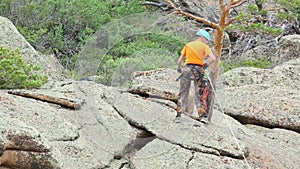 Rock climber