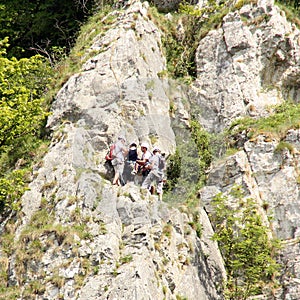 Rock climbers