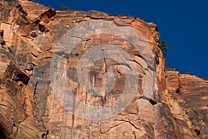 Rock Climbers in Zion National Park