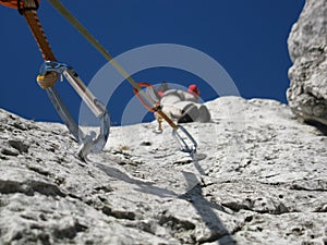 Rock climbing