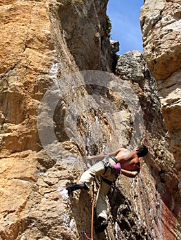 Rock climbing