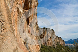 Rock climbing crag area Spectacular Cave in Geyikbayiri, Turkey