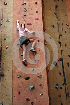 Rock Climbing Girl