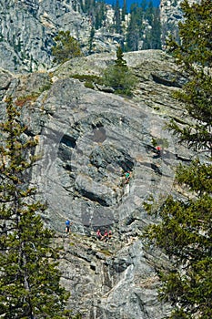 Rock Climbing, Grand Teton, Wyoming,