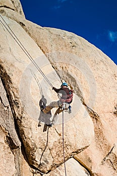 Rock Climbing Intersection Rock - Joshua Tree National Park - CA