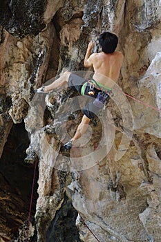 Rock climbing