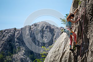 Rock climbing and mountaineering in the Paklenica National Park