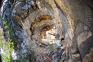 Rock climbing and mountaineering in the Paklenica National Park