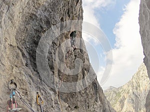 Rock climbing in Paklenica photo