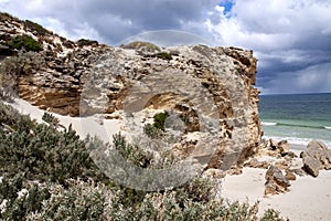 Rock on the coast, Flinders Chase National Park. Australia