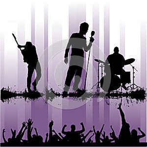 Rock concert vector