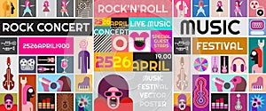 Rock Concert Vector Poster