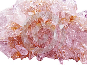 Rock crystal quartz geode geological crystals