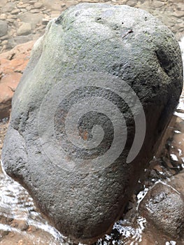 Rock at Curug Pangeran Bogor West Java