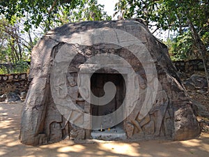 Rock Cut Cave Temple Vizhinjam, historical landmark in Kerala, Thiruvananthapuram