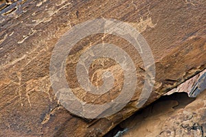 Rock Drawing, Painted Antelopes on Rocks, Twyfelfontein, Namibia, Rock Painting, Rock Pictures