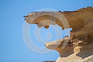 Rock on Es Calo des Mort beach, Formentera, Spain