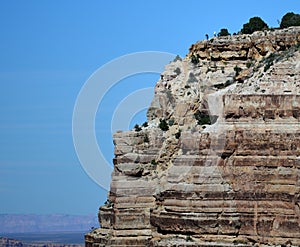 Rock Face at the Grand Canyon