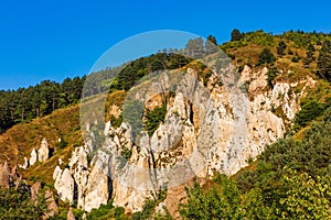 Rock forest Zangezur Mountains Goris Syunik Armenia landmark