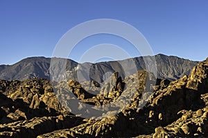 Rock formation in the Alabama Hills