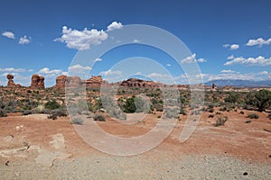 Rock Formation in Arches National Park. Utah