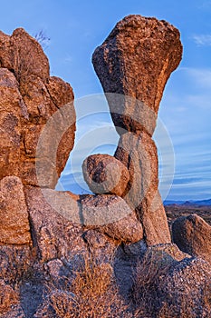 Rock Formation In the Arizona Desert Near Scottsdale