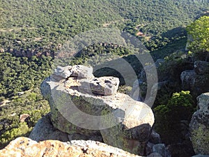 Rock Formation in Blyde River Canyon