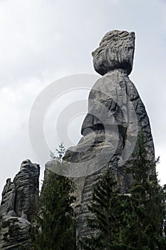 Rock formation called Mayor`s wife