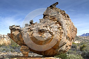 Rock formation in the Cederberg Mountains