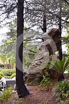 Rock formation, Chinese Garden of Friendship, Darling Harbour, Sydney, New South Wales, Australia