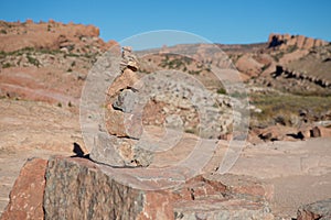 Rock formation in Delicate arch, Arches National Park, Utah, USA