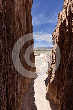 Rock Formation in the desert of American Nature Landscape. photo