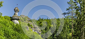 Rock formation in Franconian Switzerland
