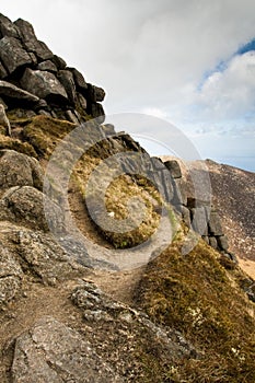 Rock formation on Goatfell