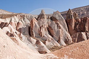 Rock formation in GÃ¶reme